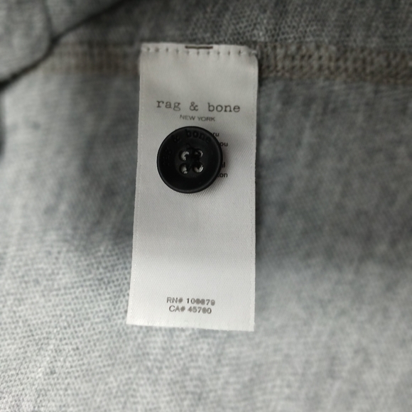 Men's Rag & Bone Long Sleeve Pull Over Shirt. M - Picture 6 of 12